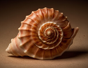 seashell on black background, seashell on black, shell on black