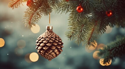 Wall Mural - Christmas Pinecone