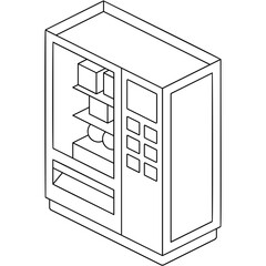 Sticker - Snack Vending Machine Icon