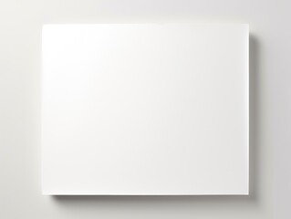 Wall Mural - White blank paper with a bleak and dreary border