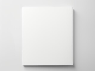 Wall Mural - White blank paper with a bleak and dreary border