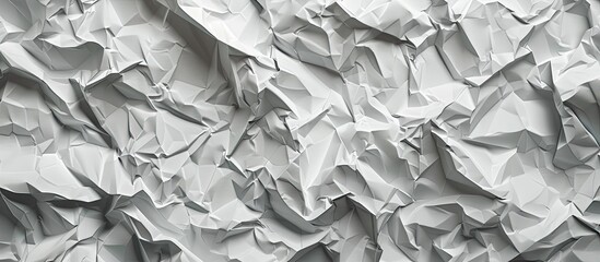 Poster - Crumpled texture background of grey paper. Copy space image. Place for adding text and design