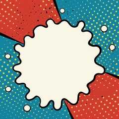 White pop art background in retro comic style with halftone dots, vector illustration of backdrop with isolated dots blank empty with copy space for product design 