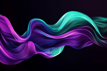 Wall Mural - abstract background with waves