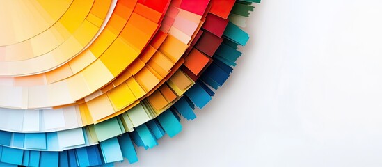 Leinwandbilder - Color Shade Design Colorful Palette Concept. with copy space image. Place for adding text or design