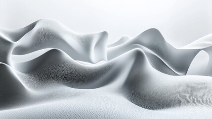 Wall Mural - Abstract Fabric Waves