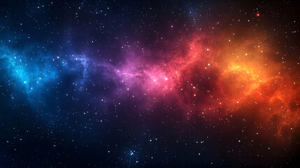 Wall Mural - cosmic nebula with stars and galaxy