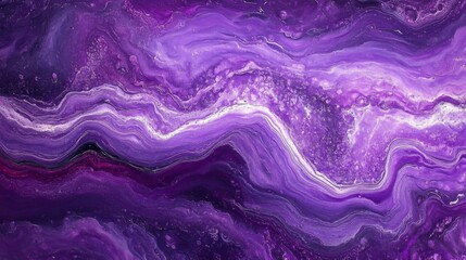 Canvas Print - Abstract Purple Marble Texture