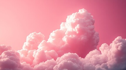 Wall Mural - Dreamy Pink Clouds