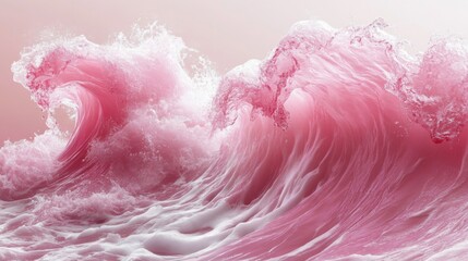 Poster - Pink Waves Dreamscape