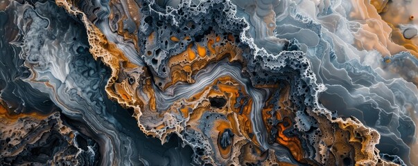 Wall Mural - abstract interpretations of natural themes, 4k hyperrealistic photo
