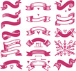 © Vecta Ju - Breast Cancer Awareness Pink Ribbon Vector Clipart Icon For Emblems, Badges And Levels Vector Illustration