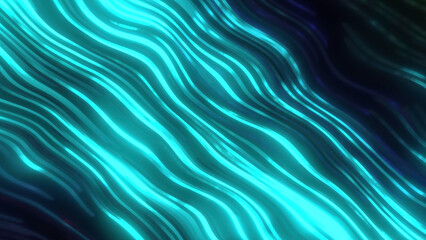 Wall Mural - abstract blue wave patterns a dynamic visual experience through artful design and fluidity