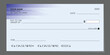 © AdityasStd - Blank bank check, checkbook cheque mockup template or money payment paper voucher. Vector