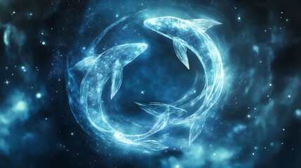 pisces zodiac sign, the constellation of pisces zodiac sign, pisces zodiac sign astrological backgro
