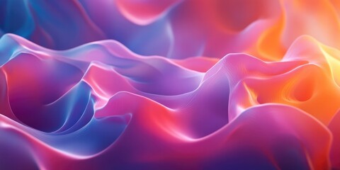 Leinwandbilder - Abstract background in 3D cartoon rendering This captivating image showcases a hazy effect that adds expressiveness and an atmosphere of intrigue