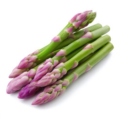 Canvas Print - Purple Asparagus Isolated