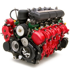 V8 Engine Isolated