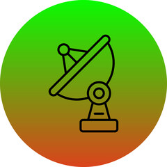 Sticker - Satellite Dish Icon