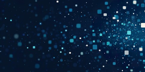 Wall Mural - abstract digital background with particles. 3d illustration.