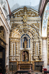 Wall Mural - Interior of Igreja de Santa Maria Graca, Se de Setubal. Main Church of Setubal, Portugal, founded in the XIII century