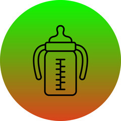 Sticker - Baby Bottle Icon