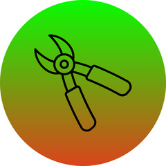 Wall Mural - Tooth Pliers Icon