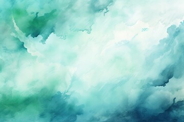 Soft watercolor background featuring soothing shades of blue and green, ideal for various artistic and design projects.