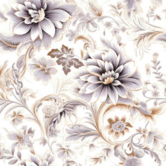 elegant floral vintage wallpaper