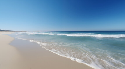 waves on the beach