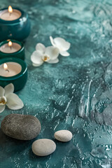spa and wellness center background. beautiful spa massage composition, design for beauty salon websi