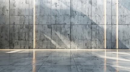 Sticker - Background of a light gray concrete wall with polished surface and subtle variations