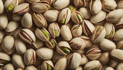 Wall Mural - Pistachio organic healthy snack nuts macro photo pattern background