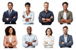 © Rawpixel.com - PNG diverse confident people element set, transparent background