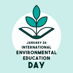 International Environmental Education Day. January 26.