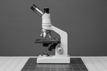 A laboratory microscope designed for scientific observation and analysis.