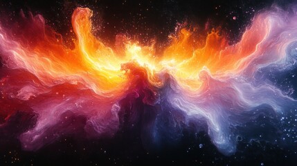 Wall Mural - Abstract Cosmic Nebula