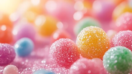 Sweet Sugar Colorful Candy - Photo