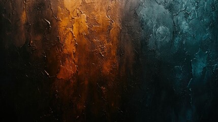 Wall Mural - Abstract Texture with Orange and Blue Hues