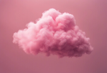 Wall Mural - abstract pink smoke cloud a soft pink cloudy on transparent