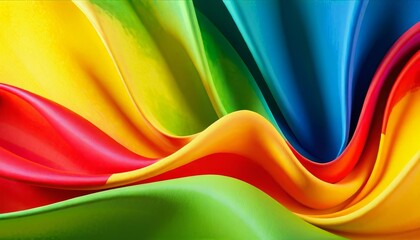 Abstract colorful wavy pattern background with vibrant colors.