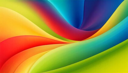 Abstract swirling background with vibrant rainbow colors.