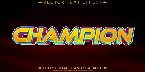 Poster - Sport text effect, editable basketball and football text style