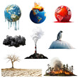 © Rawpixel.com - Global warming png element set, transparent background