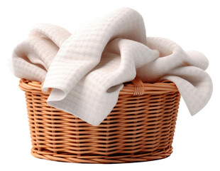 Poster - PNG Basket towel white background simplicity.