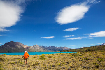 Canvas Print - Hike in Patagonia