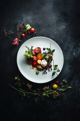 Canvas Print - Gourmet Salad Plate.