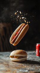 Wall Mural - Hot Dog & Burger