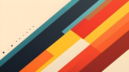 Wall Mural - flat design of a social media app with consistent button styles and typography