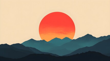 Wall Mural - flat design of a responsive website header that maintains visual impact across devices